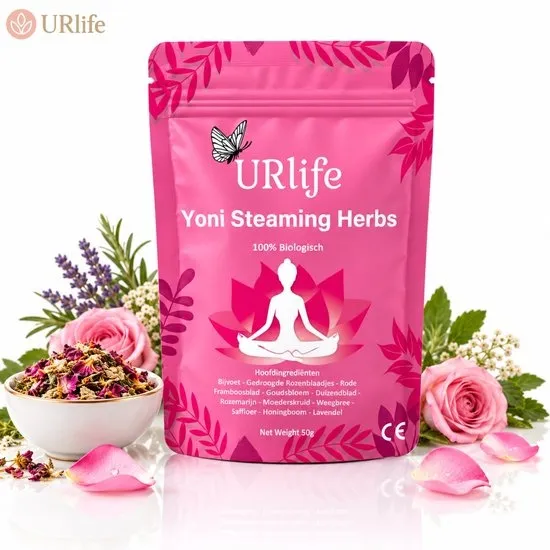 URlife Yoni Stoomkruiden – Intieme Verzorging Vrouw – Vaginaal Stomen & V-Steaming – 100% Biologische Yoni Steam Herbs – Faya Watra Wellness Ritueel