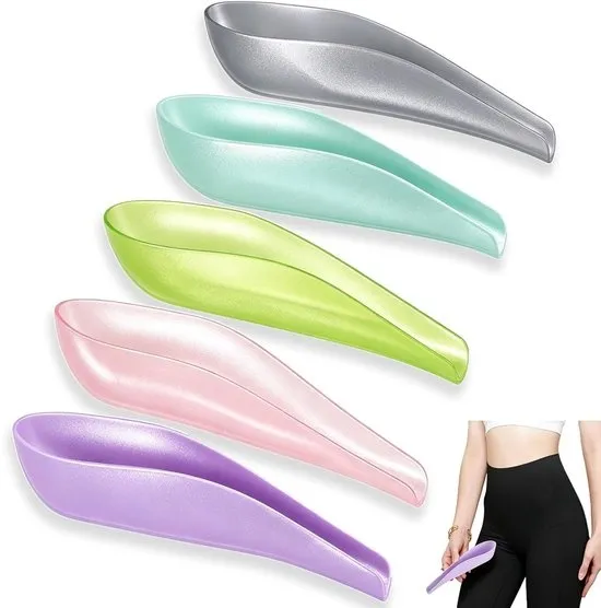 Plastuit Vrouwen - 5 Stuks - Herbruikbaar Kunststof - Comfortabele Plashulp - Urinoir voor Onderweg, Vakantie, File - Urinaal - Persoonlijke Verzorging - 20 x 4 cm