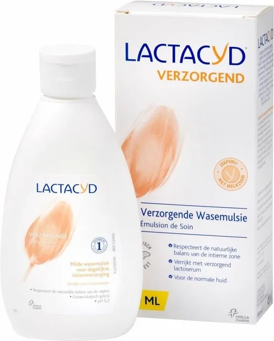 Lactacyd verzorgende wasemulsie - intieme hygiëne - intieme verzorging - 300 ml