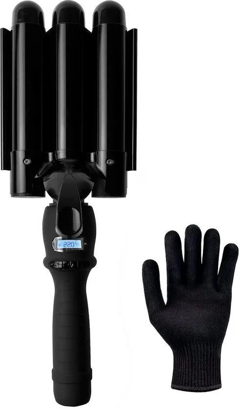 VAIVE Professionele Wafeltang 25mm – Signature Curls Edition – Waver – Golvenkrultang – Wave Krultang – Beach Waves