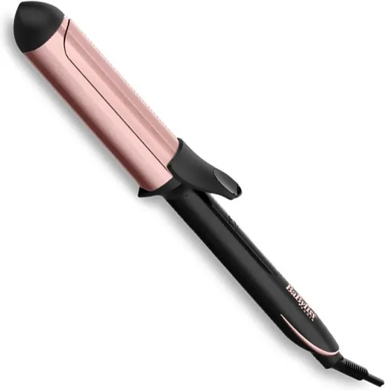BaByliss Rose-Quartz 38mm Krultang – 6 temperatuurinstellingen - Extra lange cilinder met quartz-keramische coating - Golven/slag - C453E