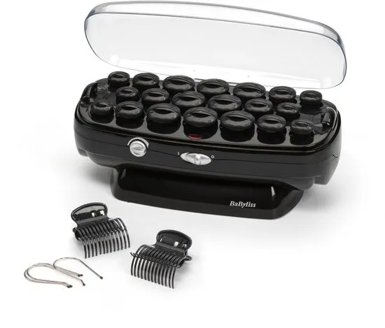 BaByliss Thermo Ceramic Rollers Krulset - 20 Fluwelen keramische rollers - Temperatuur-klaar Indicatie - RS035E