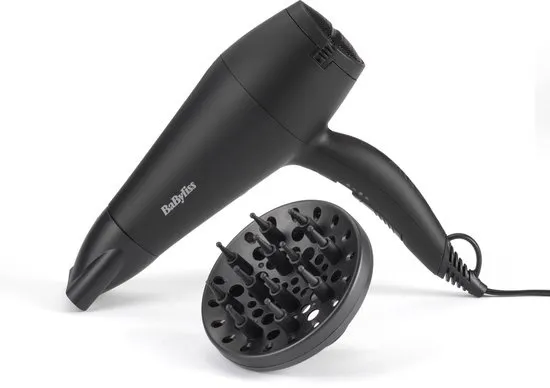 BaByliss Power Smooth 2200 Föhn - Diffuser - 2200 Watt - Keramisch - D215DE