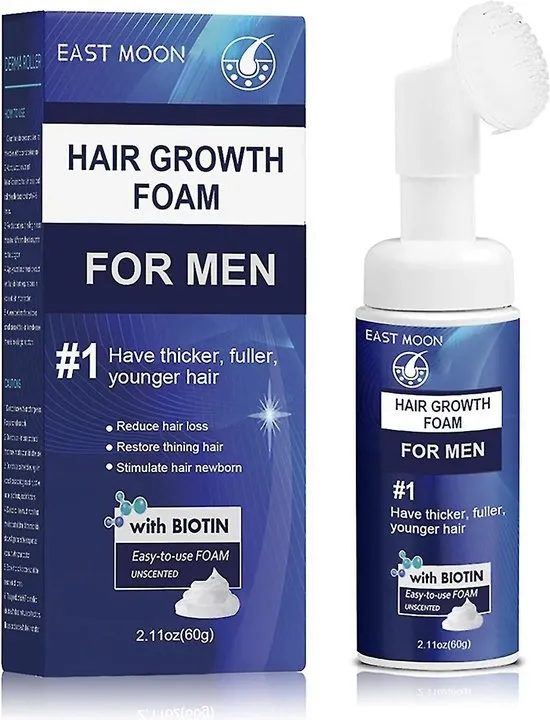 East Moon Haargroei Stimulator Foam – Haarolie & Serum – Hair Oil – Haarvitamines – Haaruitval Mannen & Vrouwen – Haargroei Versneller Schuim