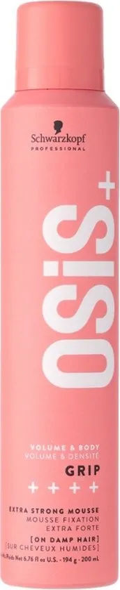 Schwarzkopf Professional OSiS+ Grip Volume Haarmousse 200ml