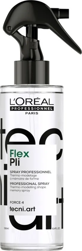 L'Oreal Professionnel Tecni.ART Flex PLI Thermo-Modelling Haarspray - Shaping haarspray met hittebescherming - 190 ml