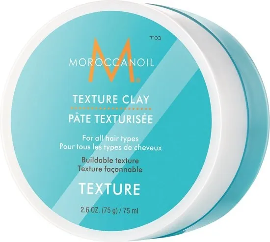 Moroccanoil Texture Clay Haarwax - Hoge hold, matte finish - 75 ml