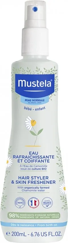Mustela Baby Verfrissend Water Normale Huid - 200 ml