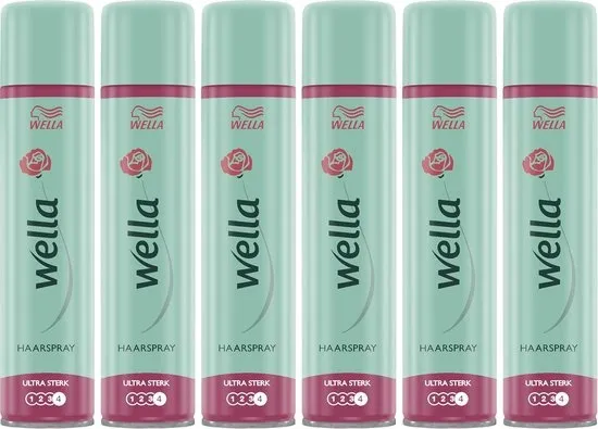 Wella Ultra Strong Hairspray -  haarspray - 6 x 250 ml