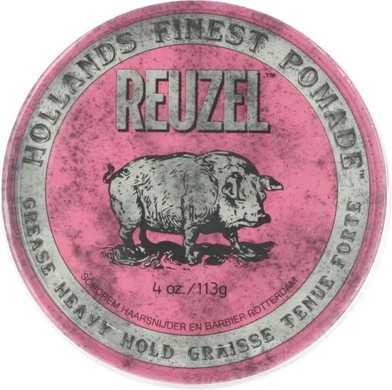 Reuzel Pig Pink Grease Heavy Hold Haarwax - 113g
