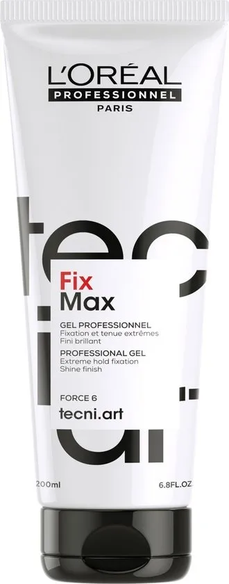 L'Oréal Professionnel Tecni.ART Fix Max Gel - Extra sterk fixerende sculpting gel - Alle haartypes - 200 ml