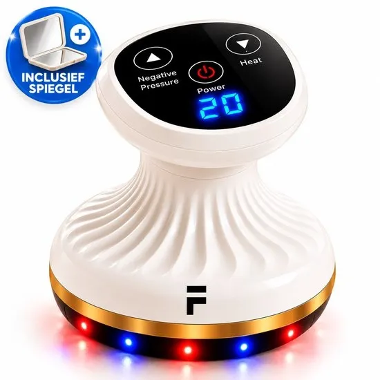 Frasco® - Cellulitis Apparaat - Cupping Apparaat - Cellulite Massage Apparaat - Gua Sha - Body Massager - Rugmassage Apparaten - Nekmassage Apparaat - Beenmassage Apparaat - Inclusief Spiegel