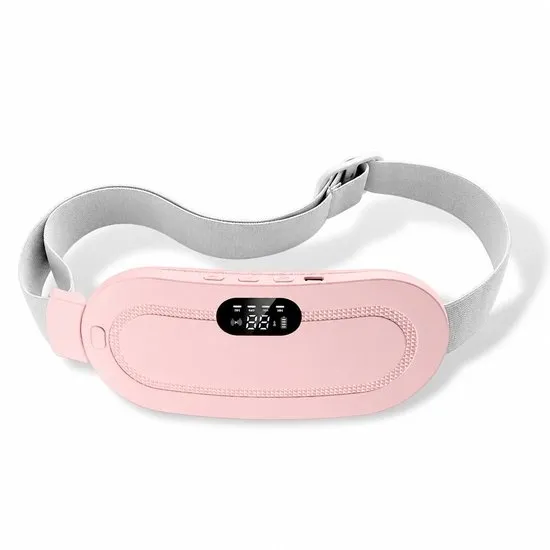 Menstruatie warmteband - Massage - Kruik - Verwarmingskussen – Rug - Buik – 3 Warmte standen – Triltechnologie - Roze