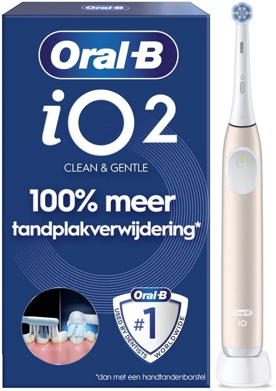 Oral-B iO2 Calm Pink Elektrische Tandenborstel - 1 Opzetborstel
