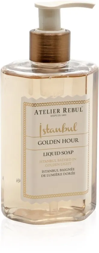 Atelier Rebul Istanbul Golden Hour - Handzeep (250ml) - Oriëntaalse & Gourmand Geur - Natuurlijke Vloeibare Zeep
