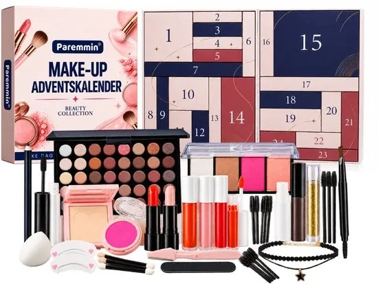 Make up Adventskalender 2026 - Beauty Set Dames - Makeup Adventkalender - Vrouwen - Tienermeisje