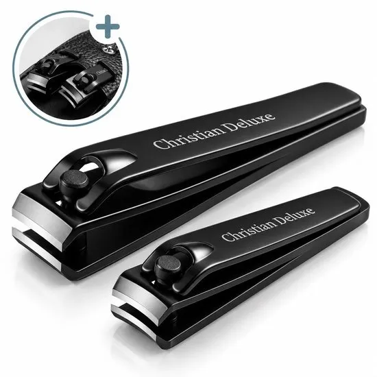 Christian Deluxe® Combo Nagelknipper Set met Nagelvijl – Nagelknipper - Teennagelknipper - Pedicureset - Manicure set - Pedicure