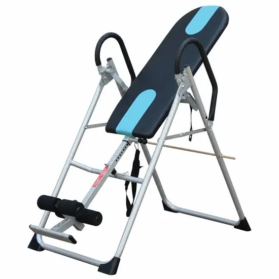 Novari - Inversietafel - Fitness - Nekstretcher - Fitnessbank - Verstelbare lengte-instelling 147-198cm - Verstelbare voetsteunen