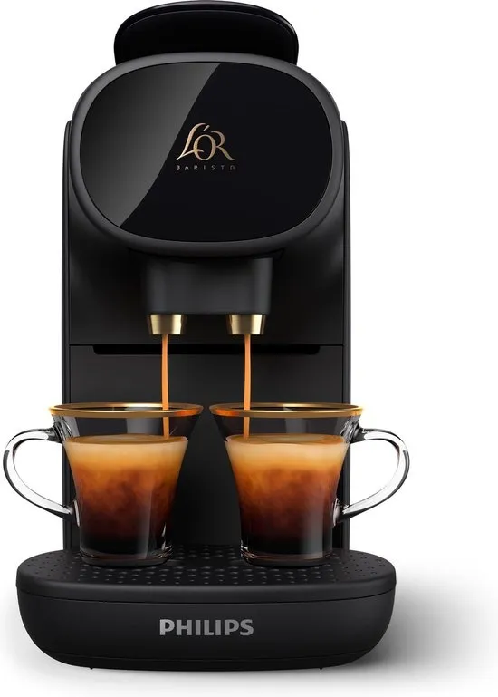 Philips L'OR Barista Sublime Koffiezetapparaat LM9012/60 - Geschikt voor Capsules - Koffiecupmachine en 9 Espresso en Barista Capsules - Zwart