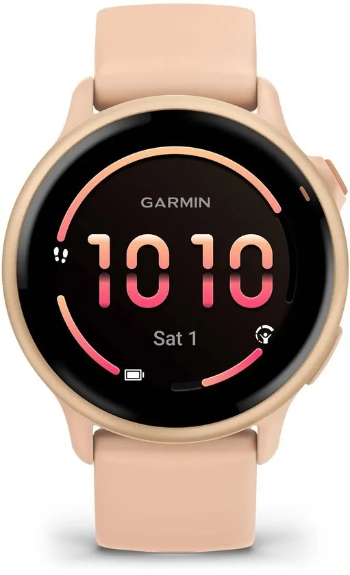 Garmin Vivoactive 6 - Smartwatch - Sporthorloge- Health - Fitness - 42 mm - Roze (Pink Dawn)