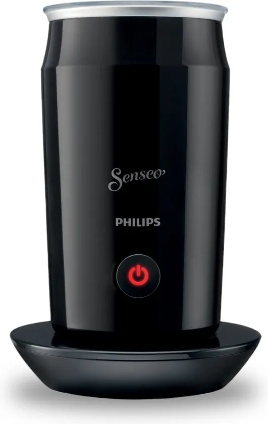 Philips Senseo Elektrische Melkopschuimer CA6500/60 - Antikleeflaag - Vaatwasserbestendig - Ook voor Cappuccino - Zwart - 120ml