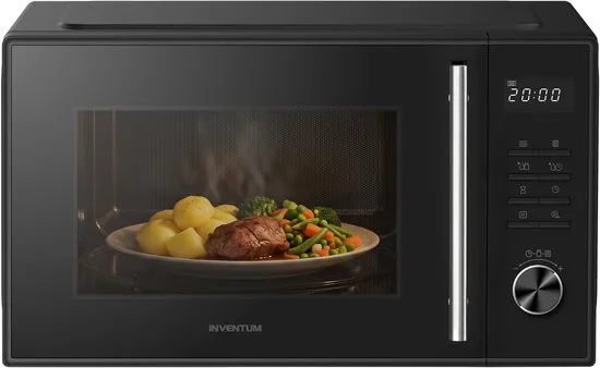 Inventum MN257SB Solo magnetron - 25L - 900W - 8 kookprogramma's - Display - Ontdooifunctie - Zwart