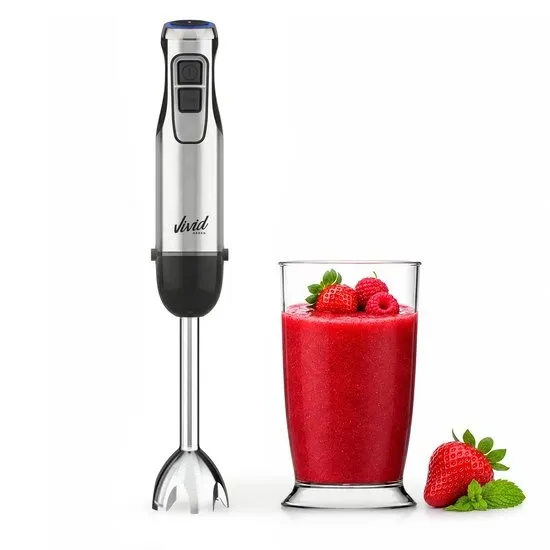 Staafmixer met Maatbeker - 1000W - RVS - 12 Snelheden + Turbofunctie - Handblender - Vaatwasserbestendig - BPA-vrij - Vivid Green