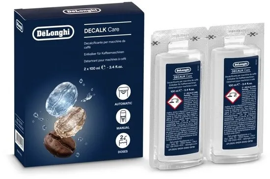 De'Longhi Decalk Care Mini DLSC200 - Koffiemachineontkalker - 2 x 100 ml