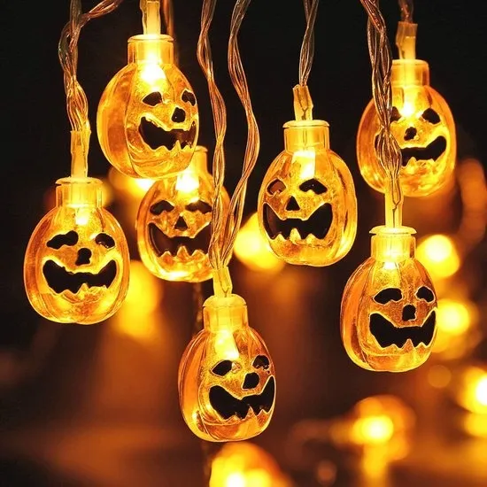 3D Halloween Lichtsnoer met 30 LED's - Decoratieve Verlichting voor Binnen en Buiten