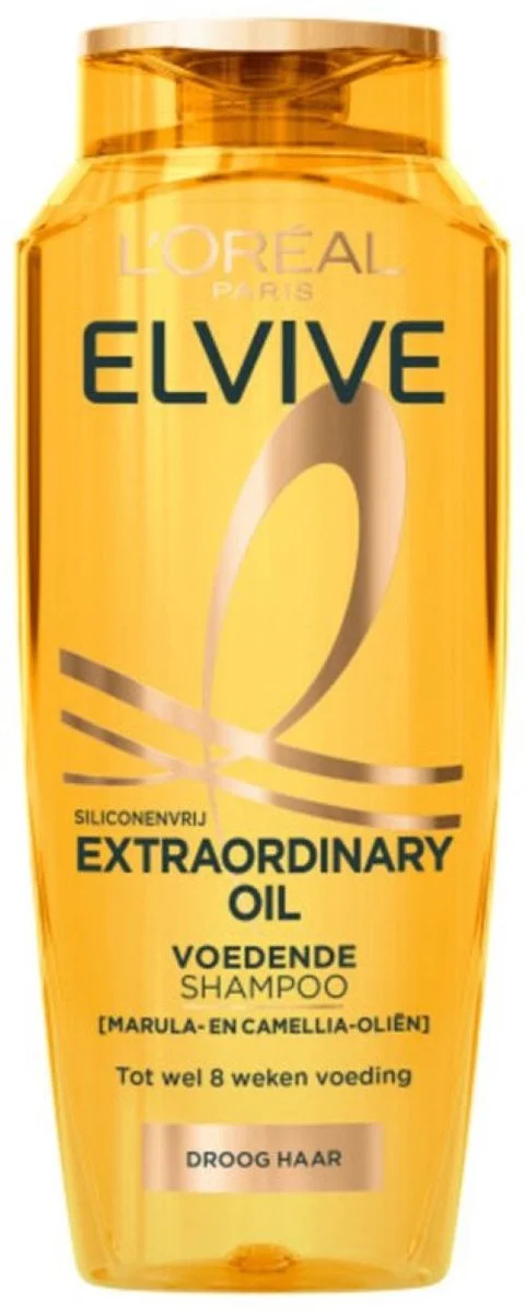 Elvive Extraordinary Oil Shampoo - 3 x 250 ml - Verzorging voor Glanzend en Gezond Haar