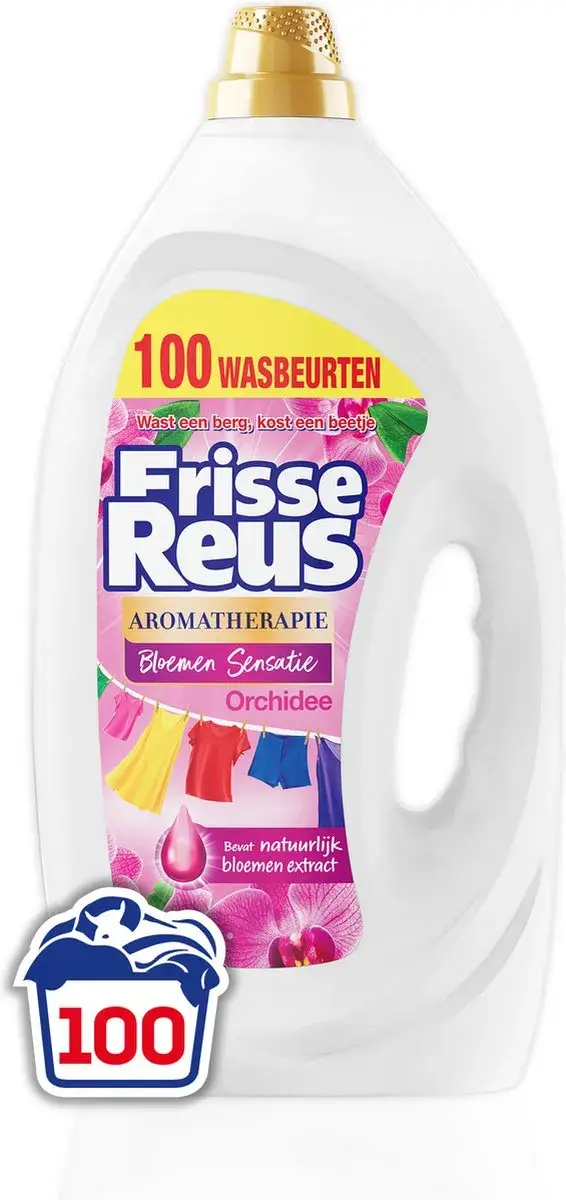 Frisse Reus Gel Orchidee Wasmiddel – Krachtige Schoonmaak en Frisheid voor Uw Wassen