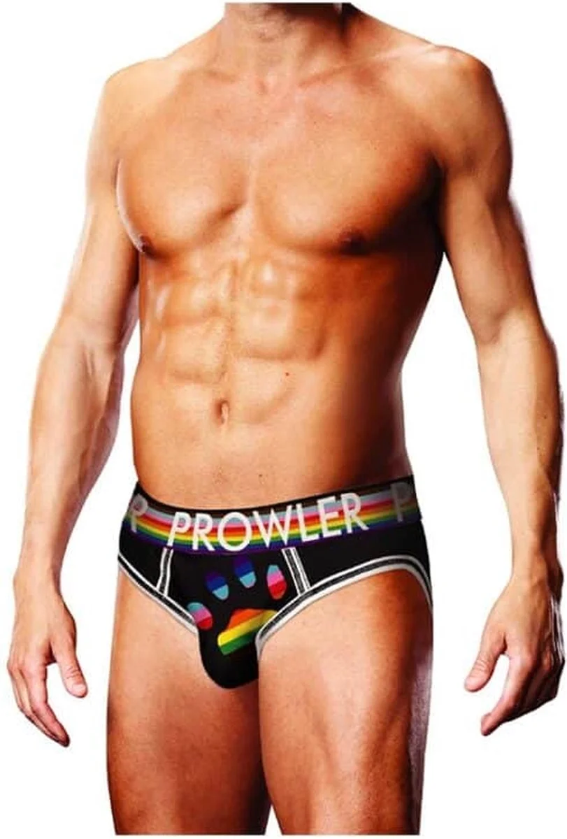 Prowler Oversized Paw Open Brief - Maat S - Zwart XL - Comfortabele Ondersteuning voor Gezondheid