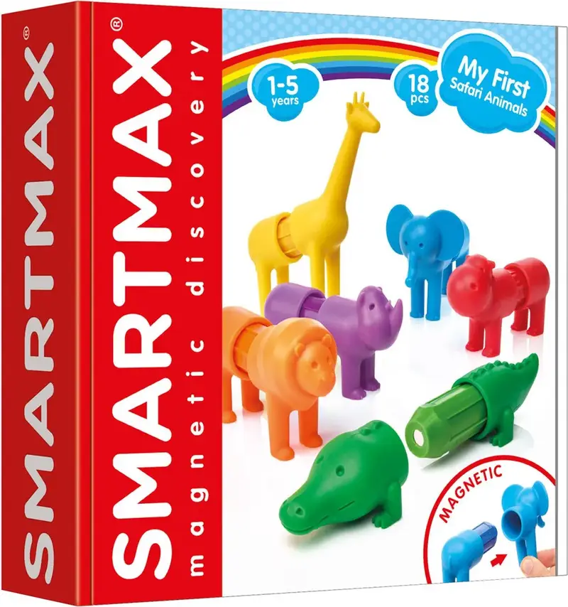 SmartMax My First Safari Animals – Magnetisch Speelgoed voor Jonge Ontdekkers